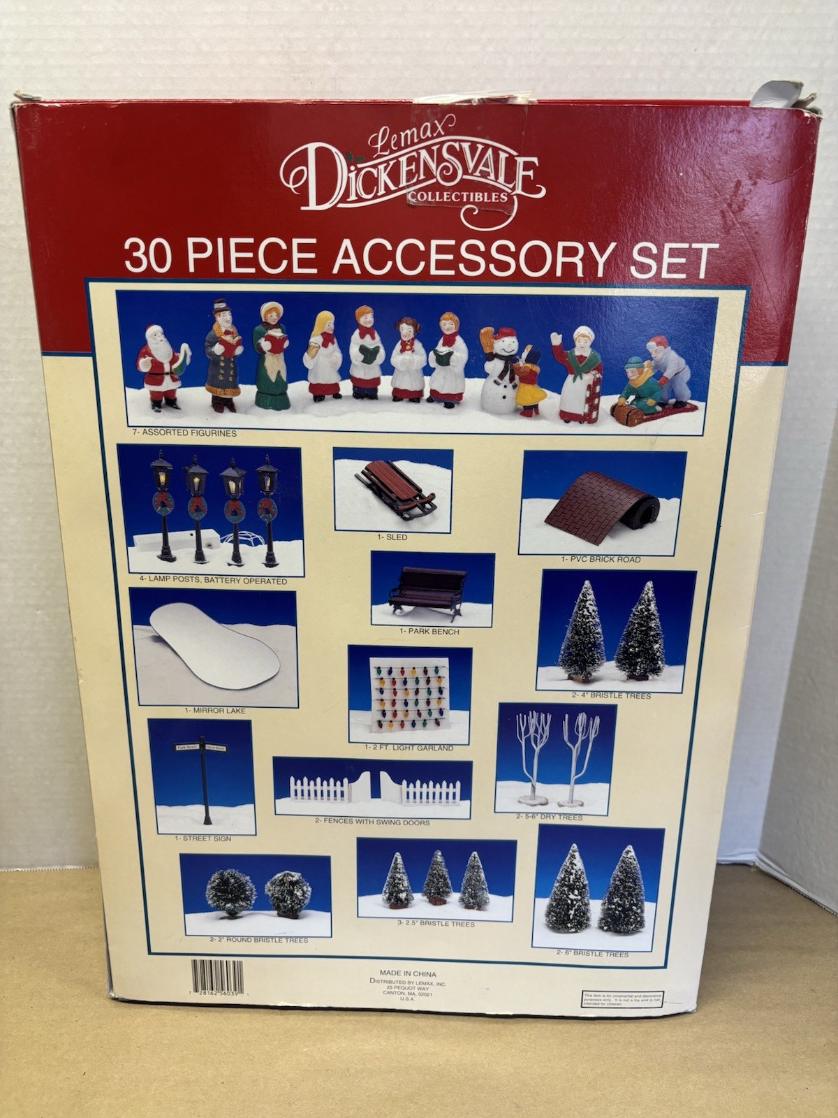 Lemax Christmas Village Figurines Accessories Decor Lot of 29 Pieces EUC