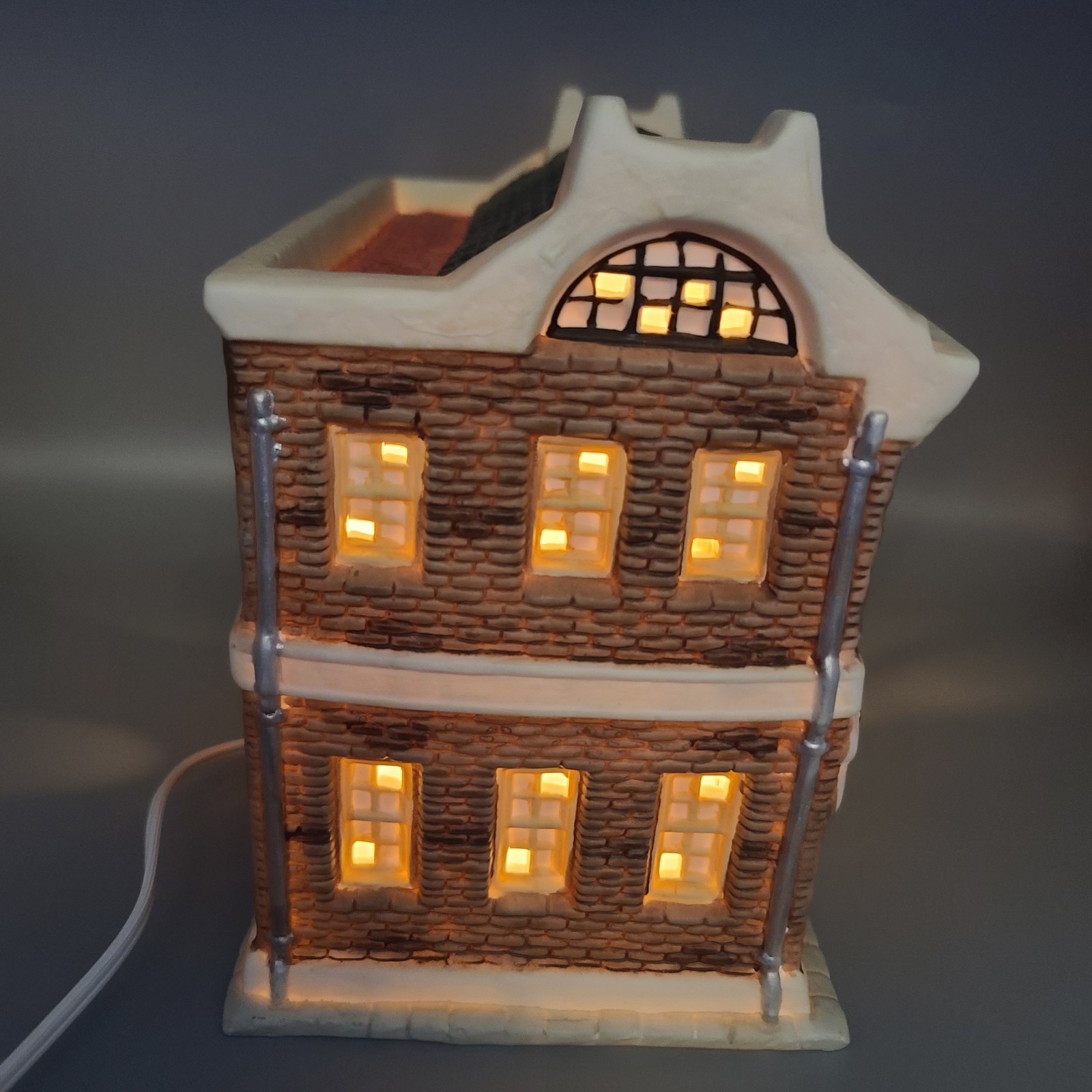 American Village Scene The First Woolworth Five and Dime Store Lighted Porcelain