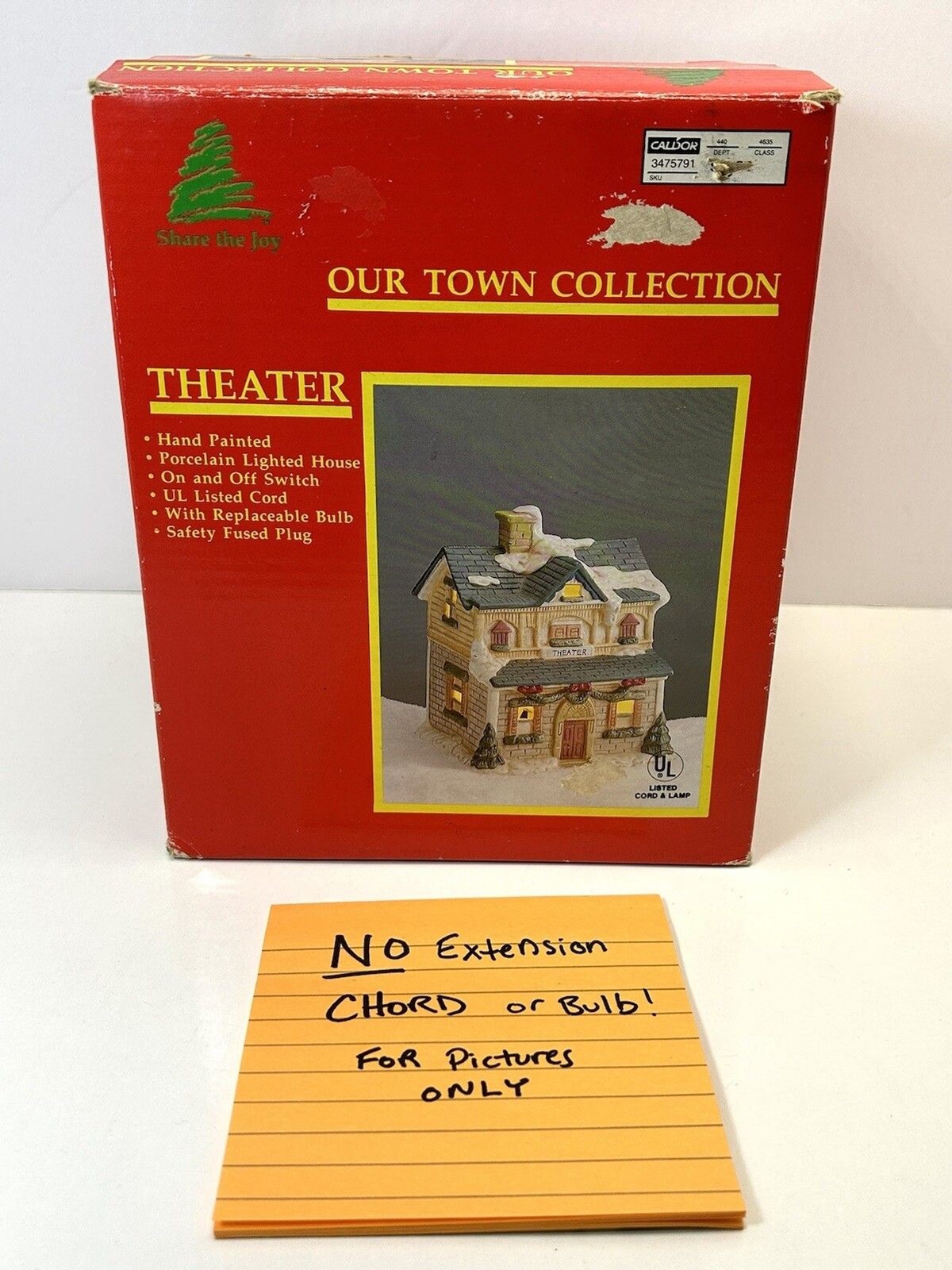 Share The Joy, Our Town Collection, Theater READ DESCRIPTION