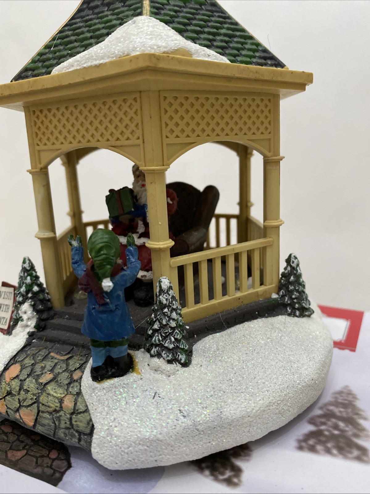 Holiday Time Santa Gazebo Lights Up Tested And Working Christmas Winter Decor