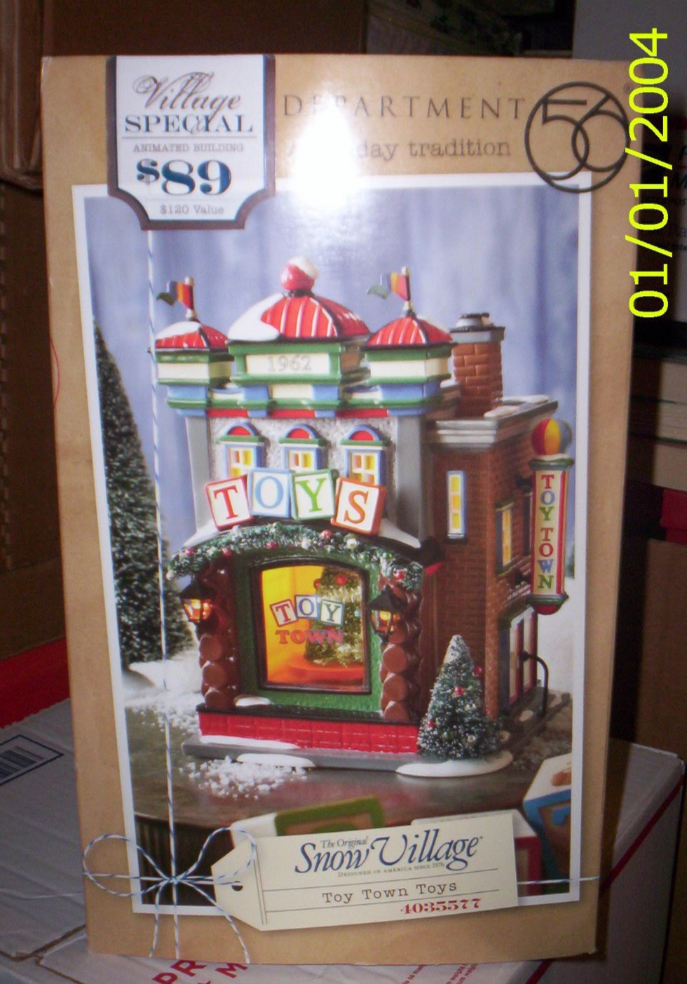 Dept 56 The Original Snow Village Toy Town Toys #4035577 Unused