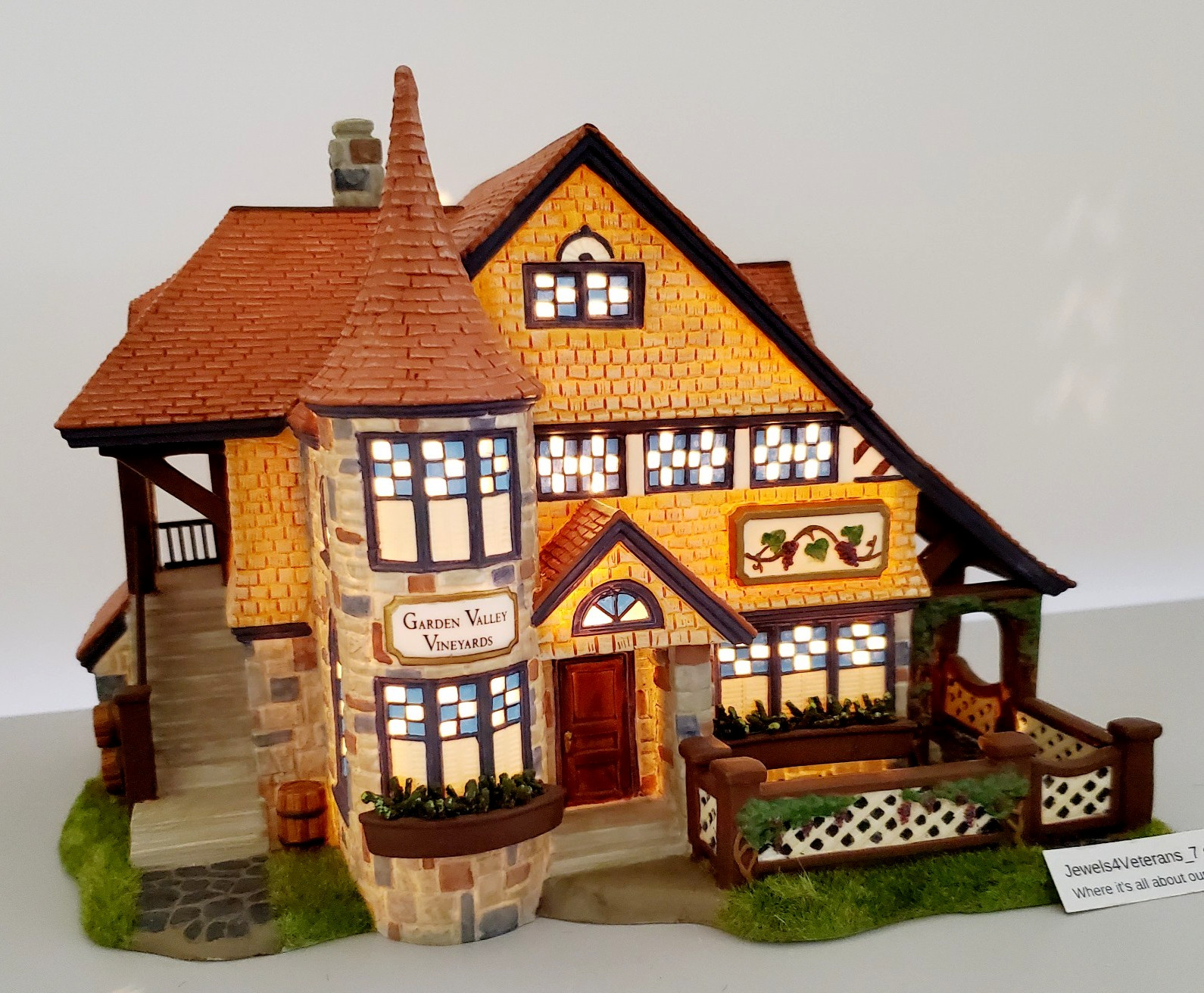 Department 56 Seasons Bay Garden Valley Vineyards 53446 Limited Edition New!💖