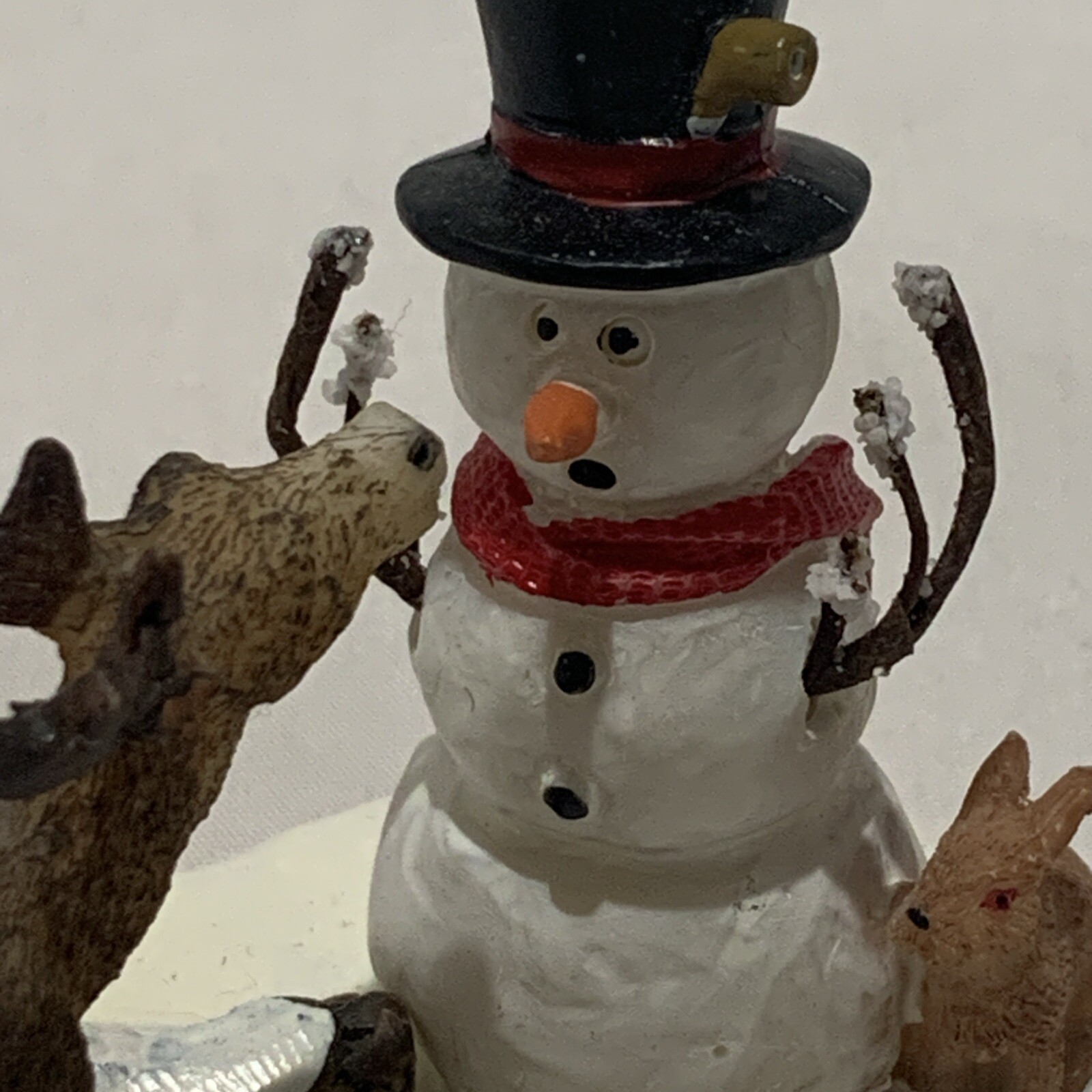 Lemax Christmas Village Snowman & Reindeer Figure Snack Time Accessories #62473