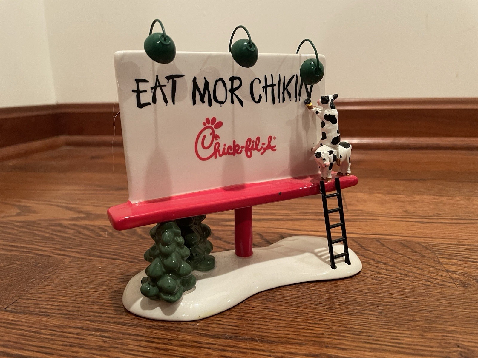 Department 56 Chick-Fil-A Eat Mor Chikin Billboard