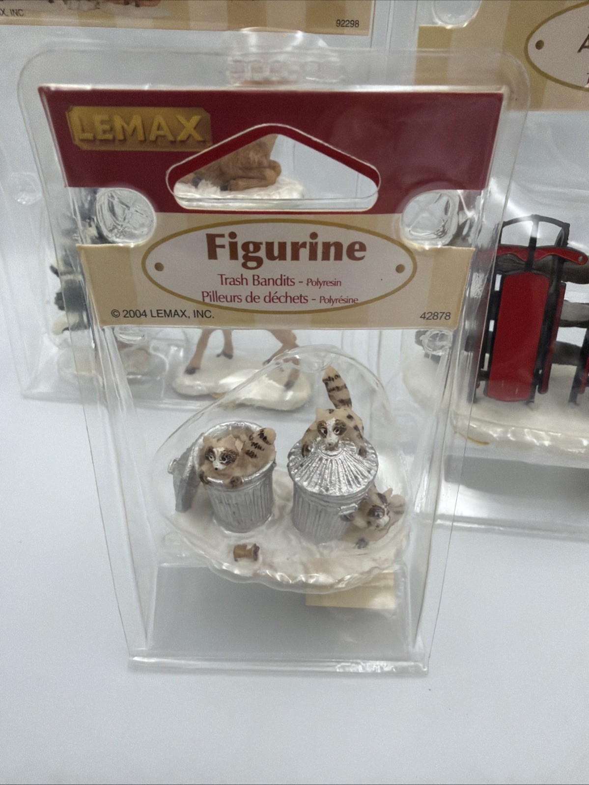 Lot Of 4 VTG NIP RETIRED 1999, 2004, 2006 LEMAX FIGURINES Accessories