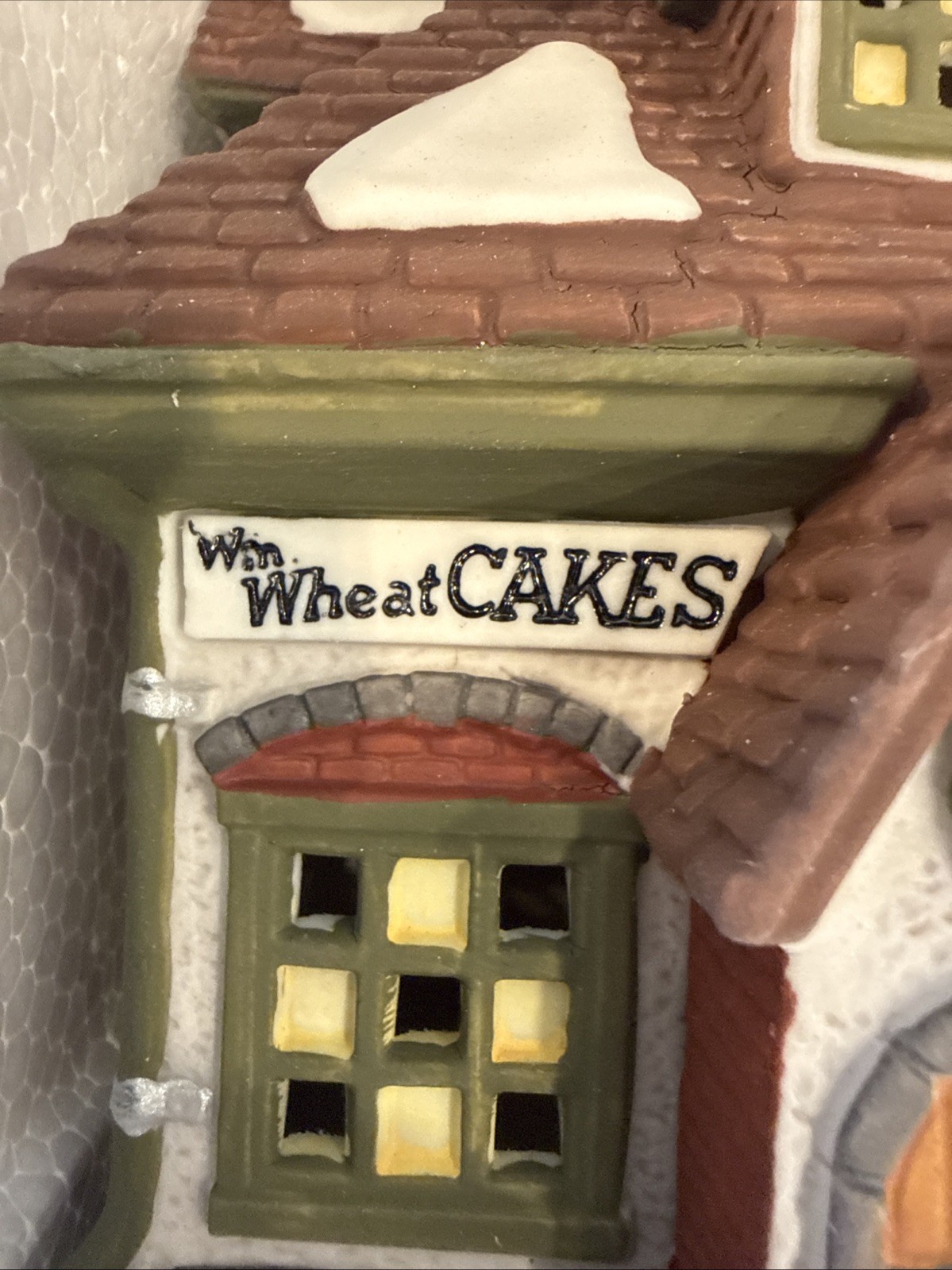 Department 56 Dickens Village Series Wm. Wheat Cakes & Puddings Retired 1996