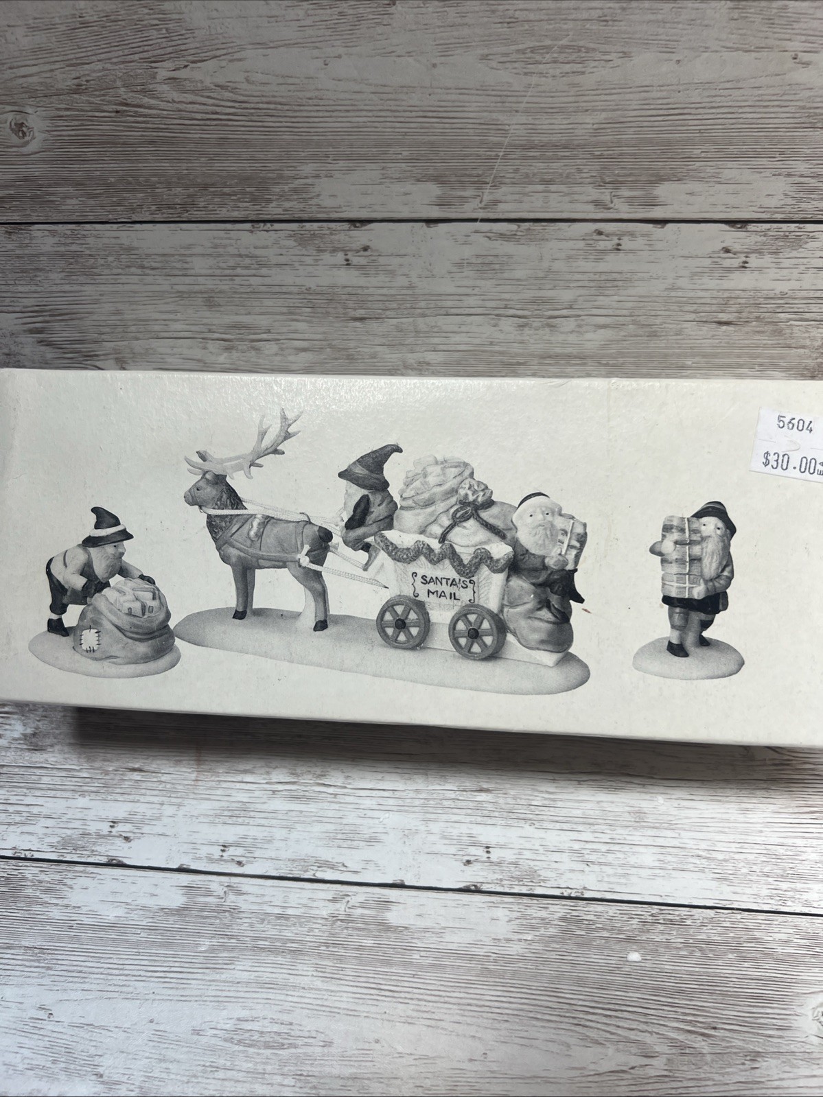 Dept 56 “Letters For Santa” #56049 “Santa’s Little Helpers” #56103 Retired