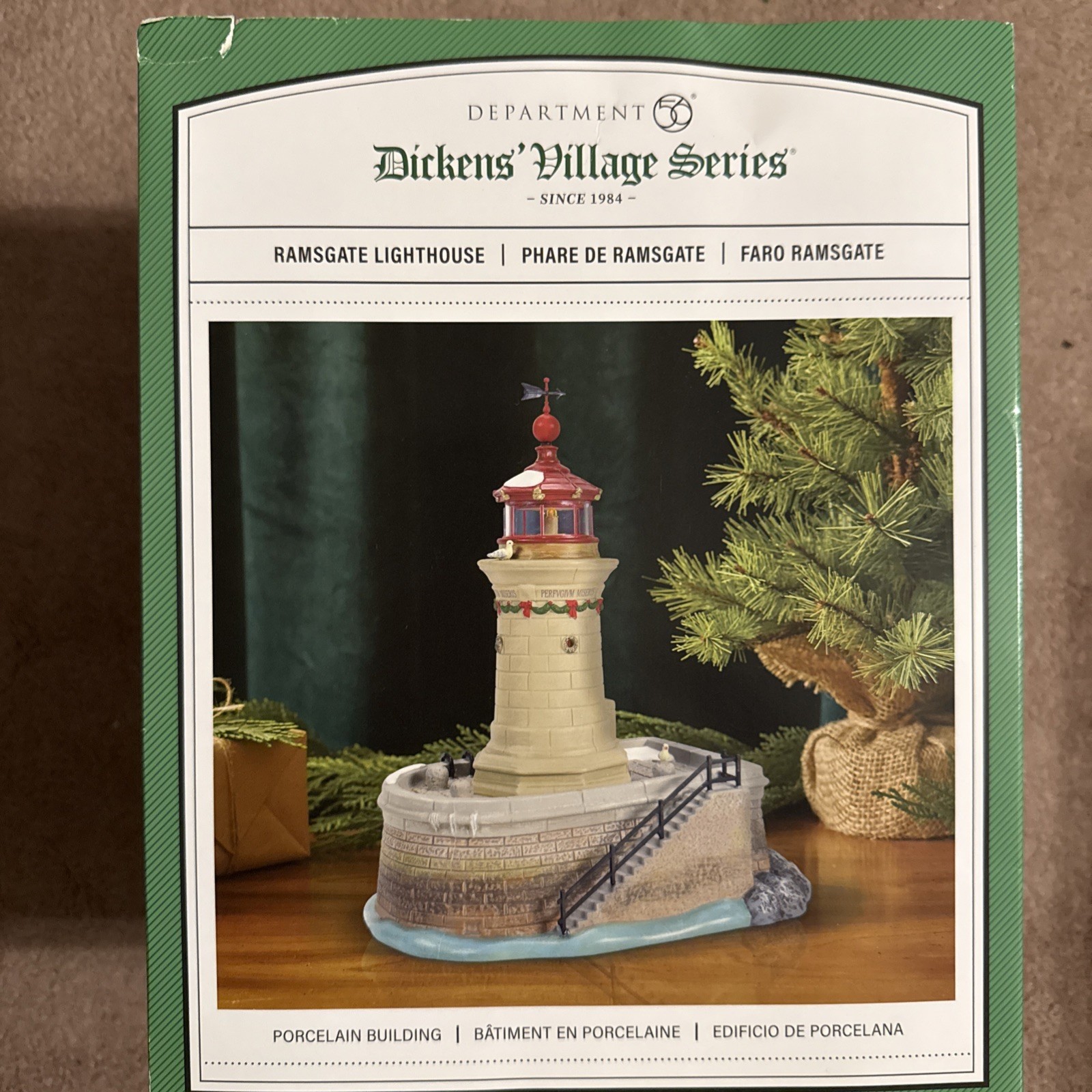Dept 56 RAMSGATE LIGHTHOUSE Dickens Village 6011396 BRAND NEW 2023