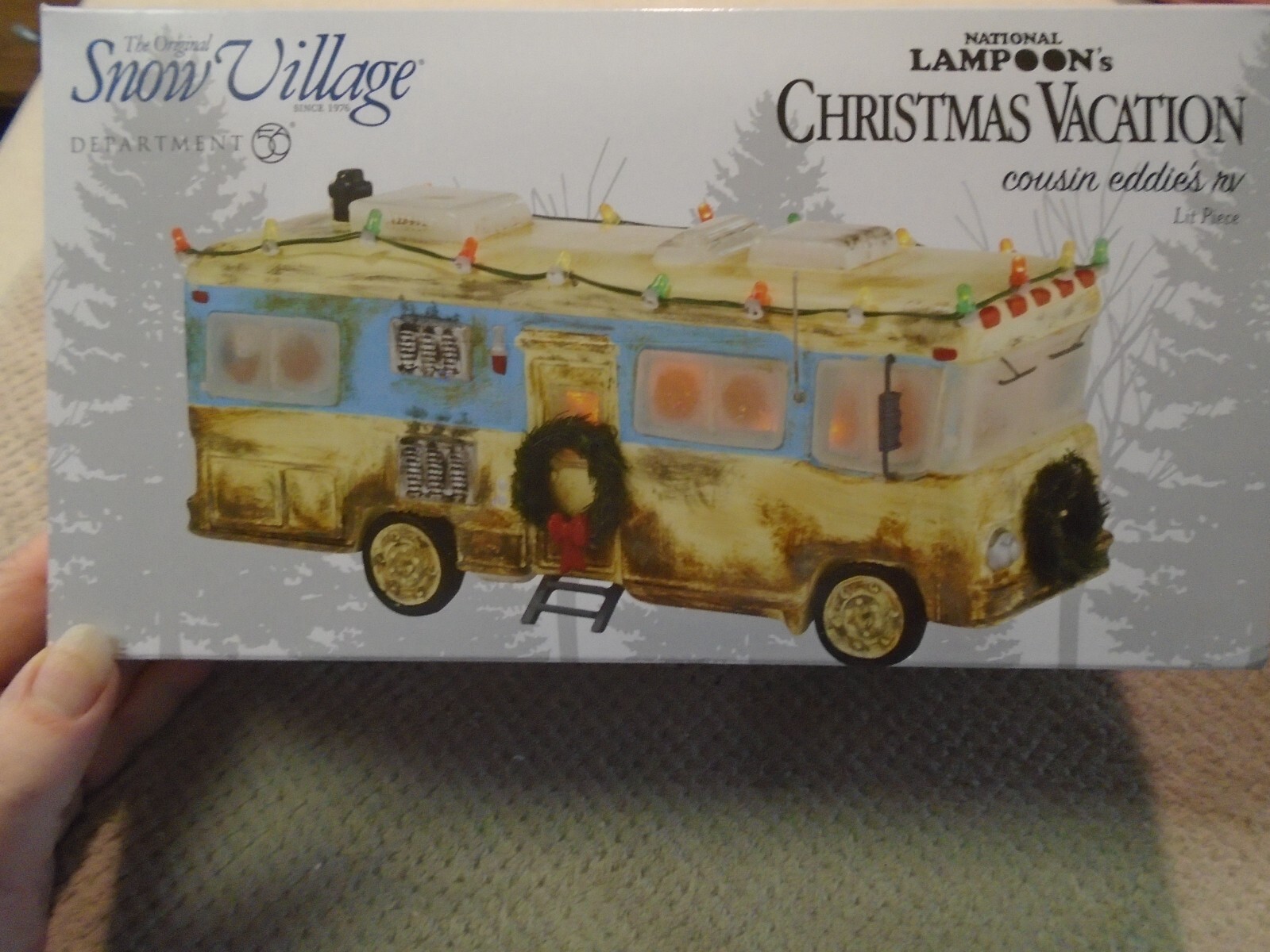 Department 56 Snow Village Christmas Vacation Uncle Eddies RV #43030734 NEW