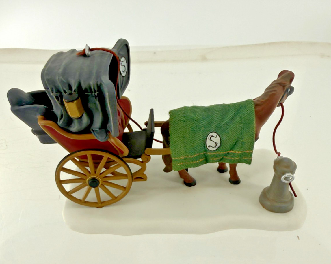Dept 56 Dickens Village An Elegant Ride Horse Drawn Carriage Accessory #58549