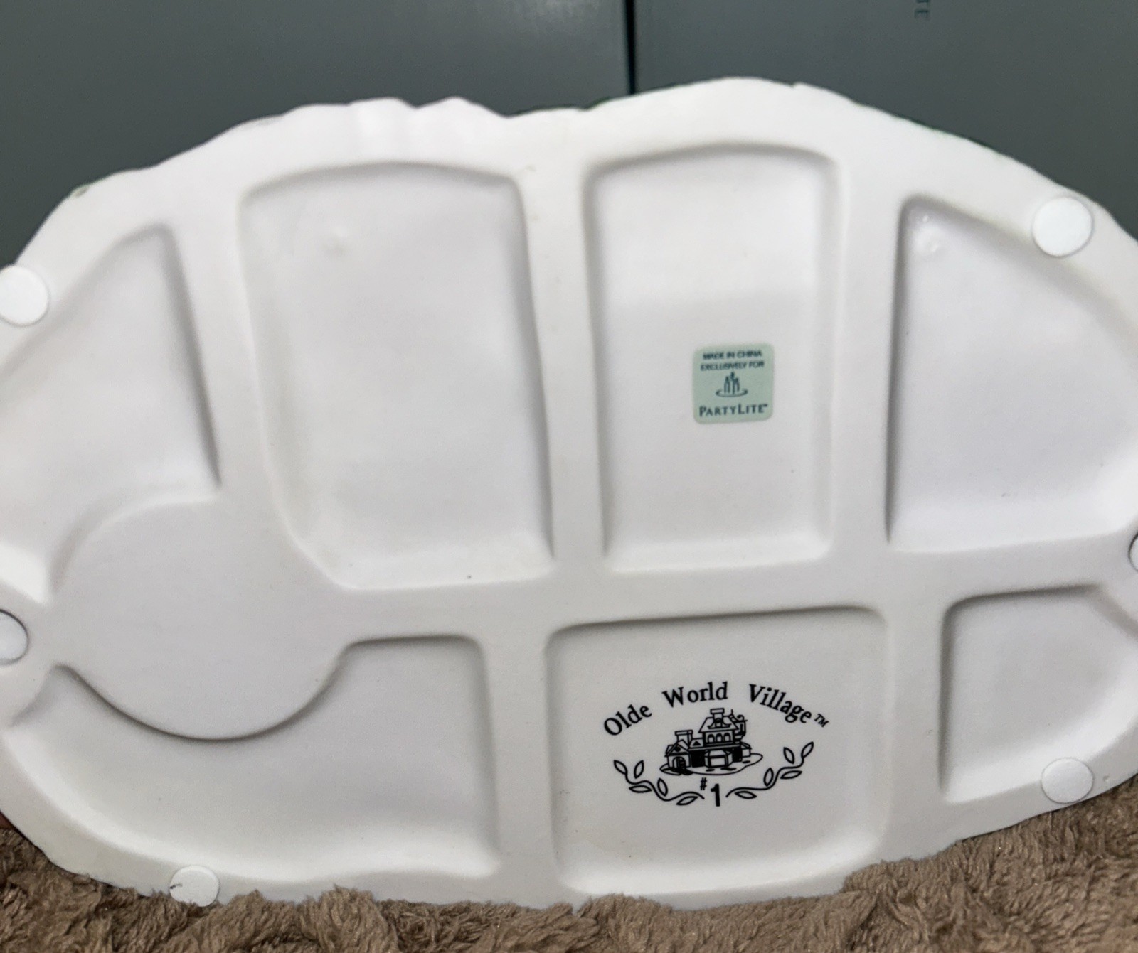 Vintage Olde World Village Candle Shoppe Partylite Exclusive Tea Light #1 NIB