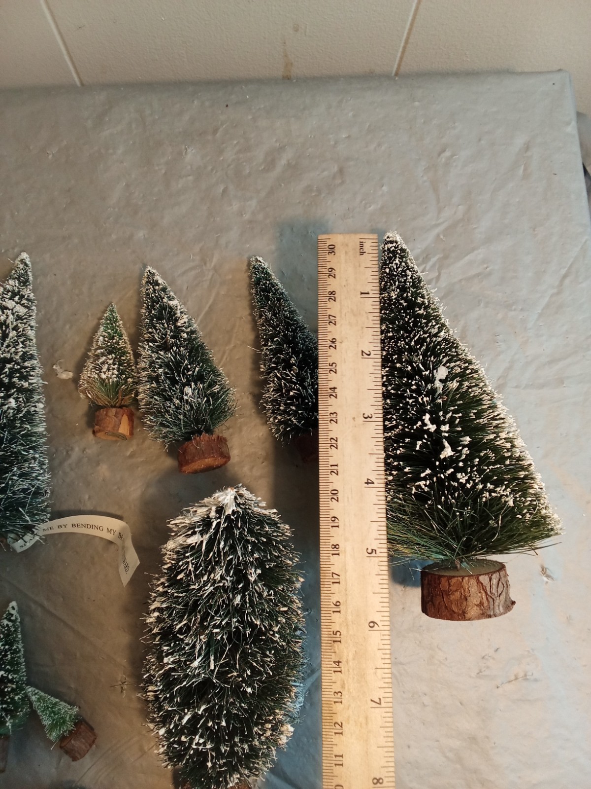 Dept 56 Village Winter Birch Trees 52636 Box & Pine Trees, Read Description