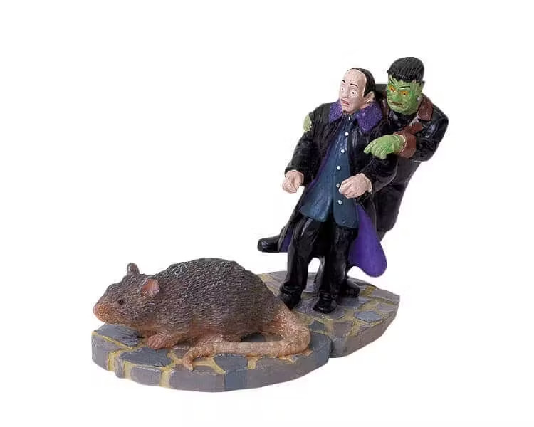 Lemax Spooky Town WHAT SCARES MONSTERS #82465 • RETIRED • NEW
