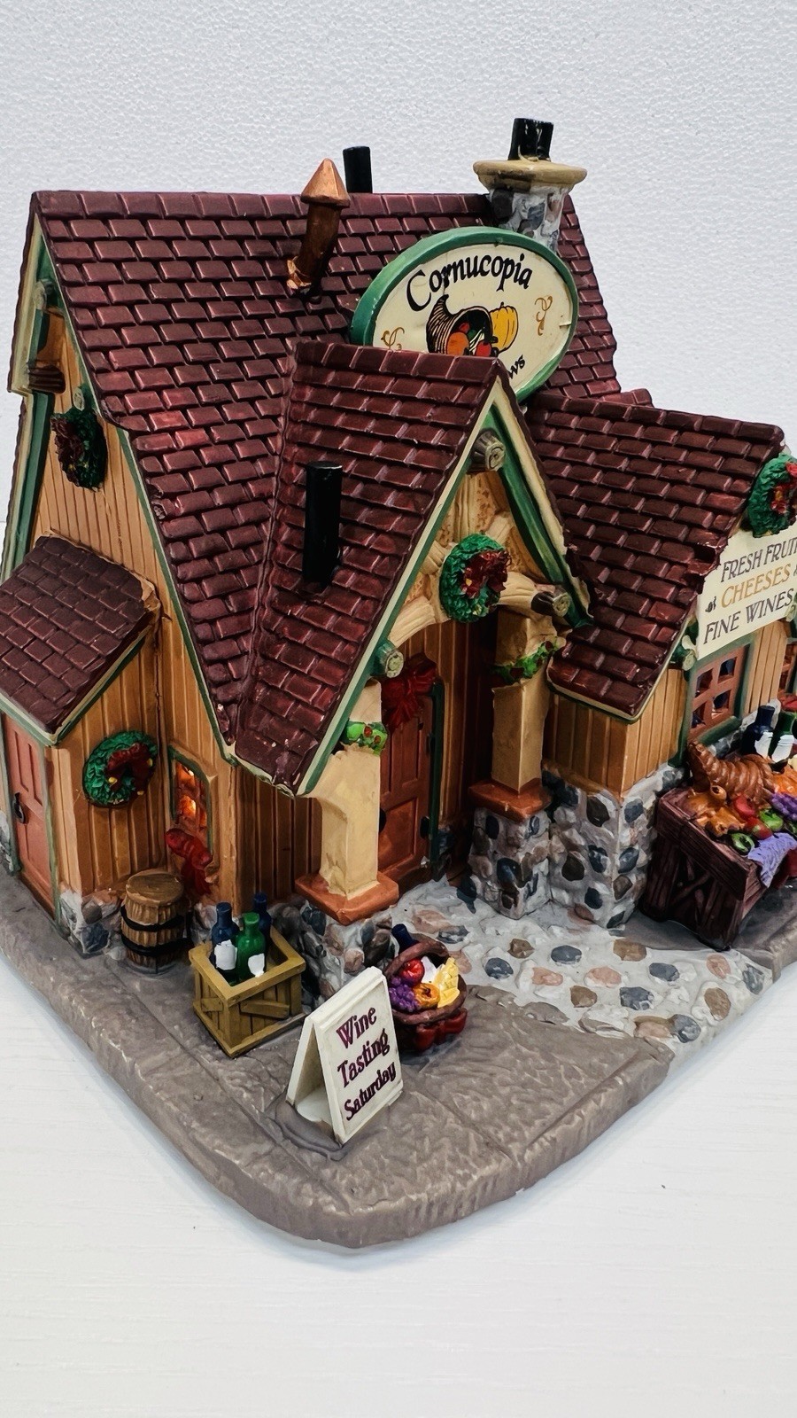 Lemax Harvest Crossing “Cornucopia Baskets & Bows” Extremely Rare & NEW Retired