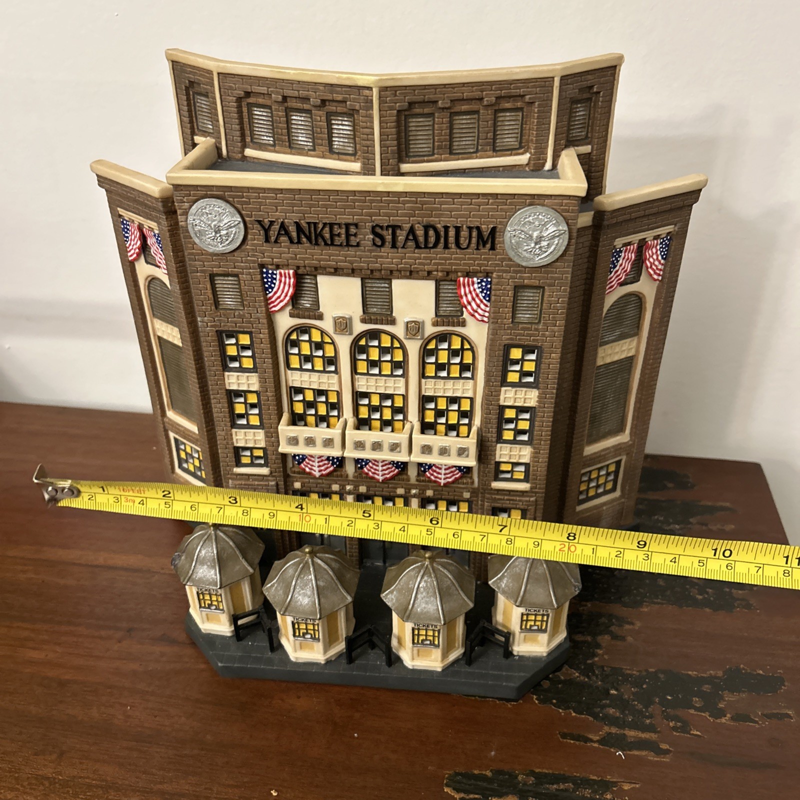 VTG 2001 Dept 56 Yankee Stadium Christmas In The City Box Light MLB Baseball NY