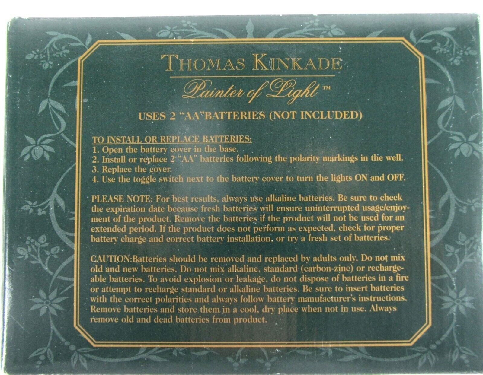 Thomas Kinkade Stonehearth Hutch Memories Of Home Lighted Cottage Collection Box