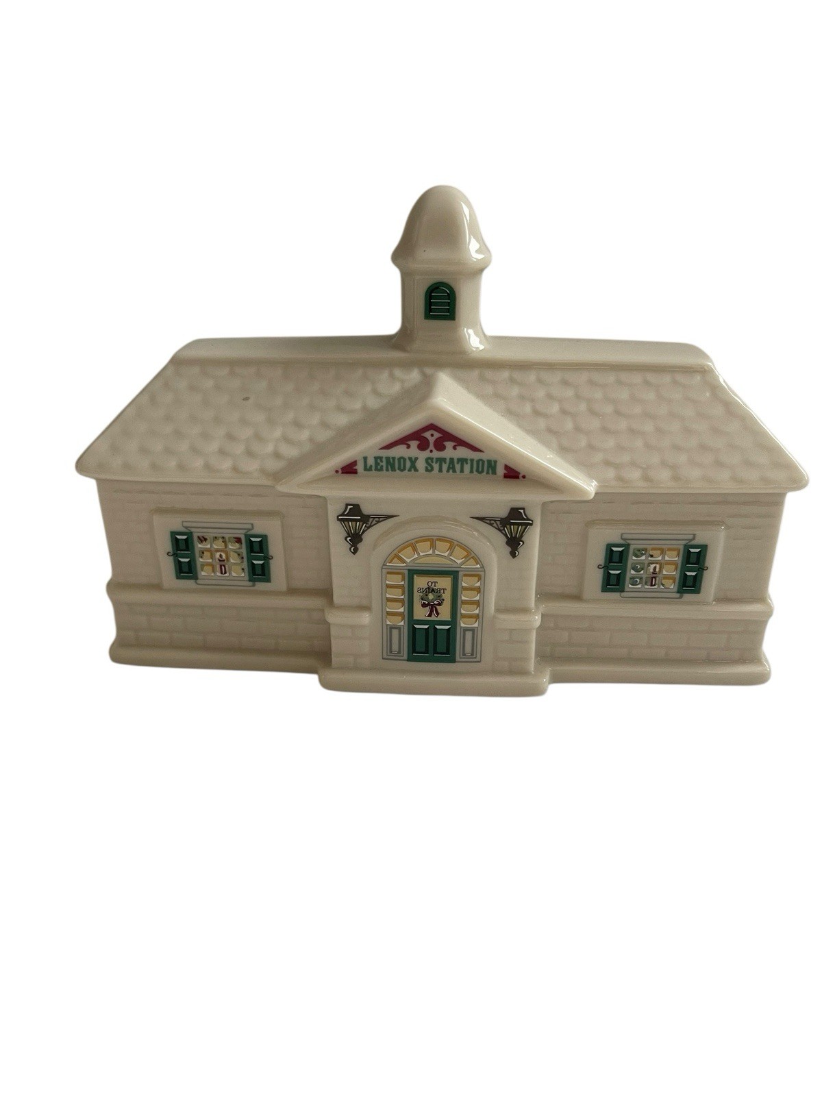 Vintage Lenox China Station Holiday Village Collection Porcelain Building 1992