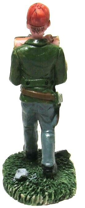 Lemax Christmas Village Figure Man with Baseball Hat Carrying Fire Wood Retired