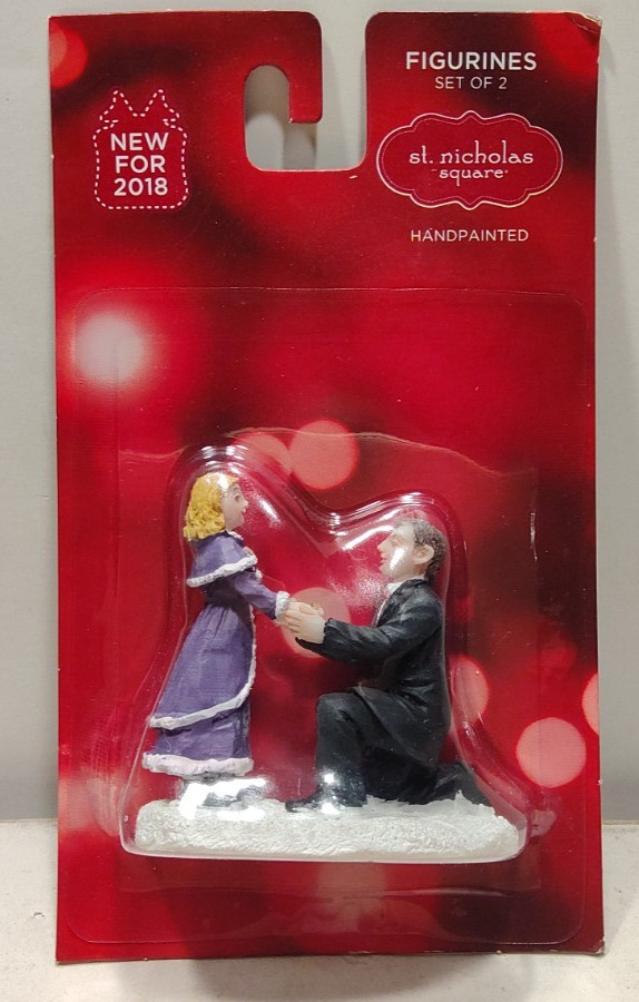 St Nicholas Square Hand Painted Resin – The Proposal – NIP