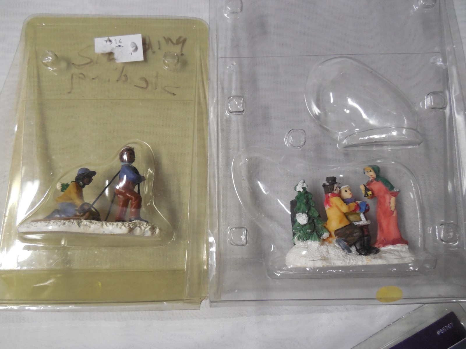 Vtg Mixed Lot of Lemax Carole Towne Townspeople Villagers Kids Couples 7pcs
