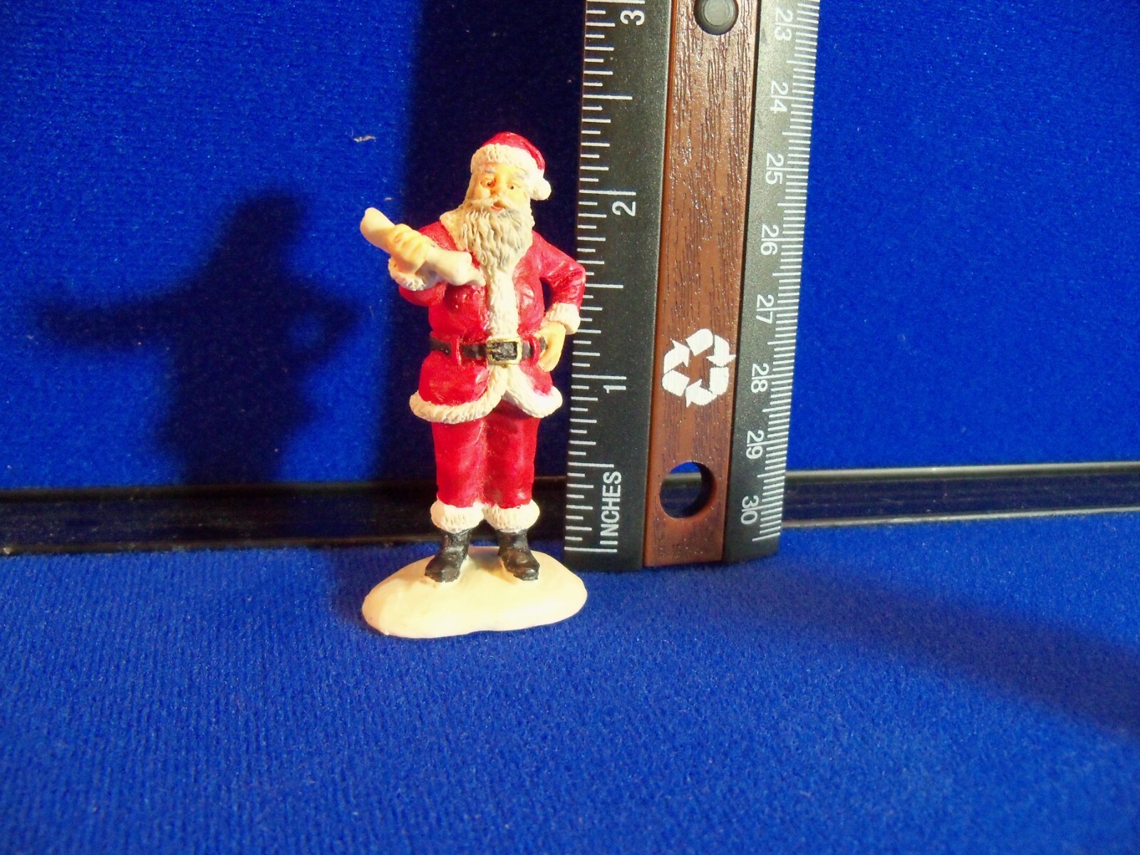 Vtg 1999 Retired 2005 LEMAX Mr Santa Claus #92334 Village Collection List Poem