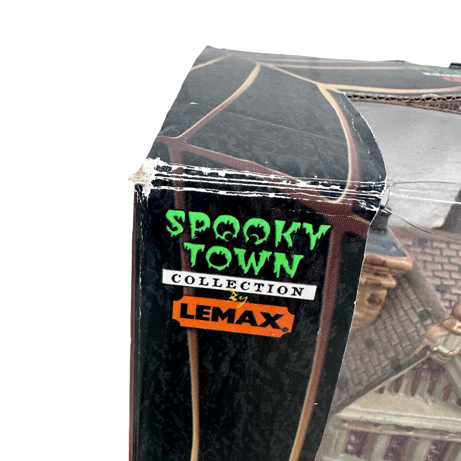 Lemax Spooky Town Trick or Treaters Haven Porcelain Lighted House 2004 45006