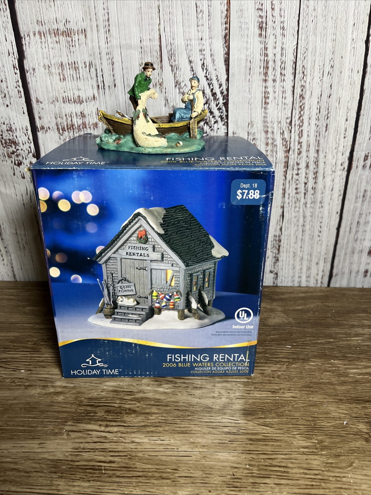 Holiday Time 2006 Blue Waters Collection, Fishing Rental NEW! With Accessory