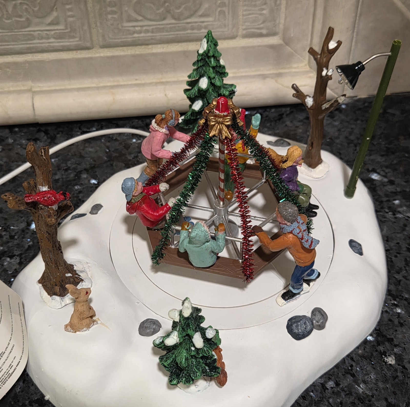 Lemax~14340~Lighted Animated Winter Playground Village Collection~Retired