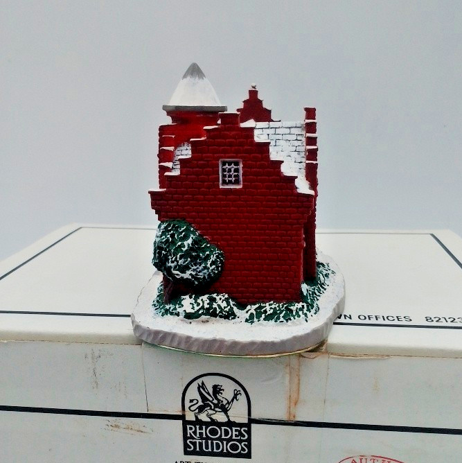 Vintage Rockwell’s Main Street Christmas Village The Town Offices Rhodes