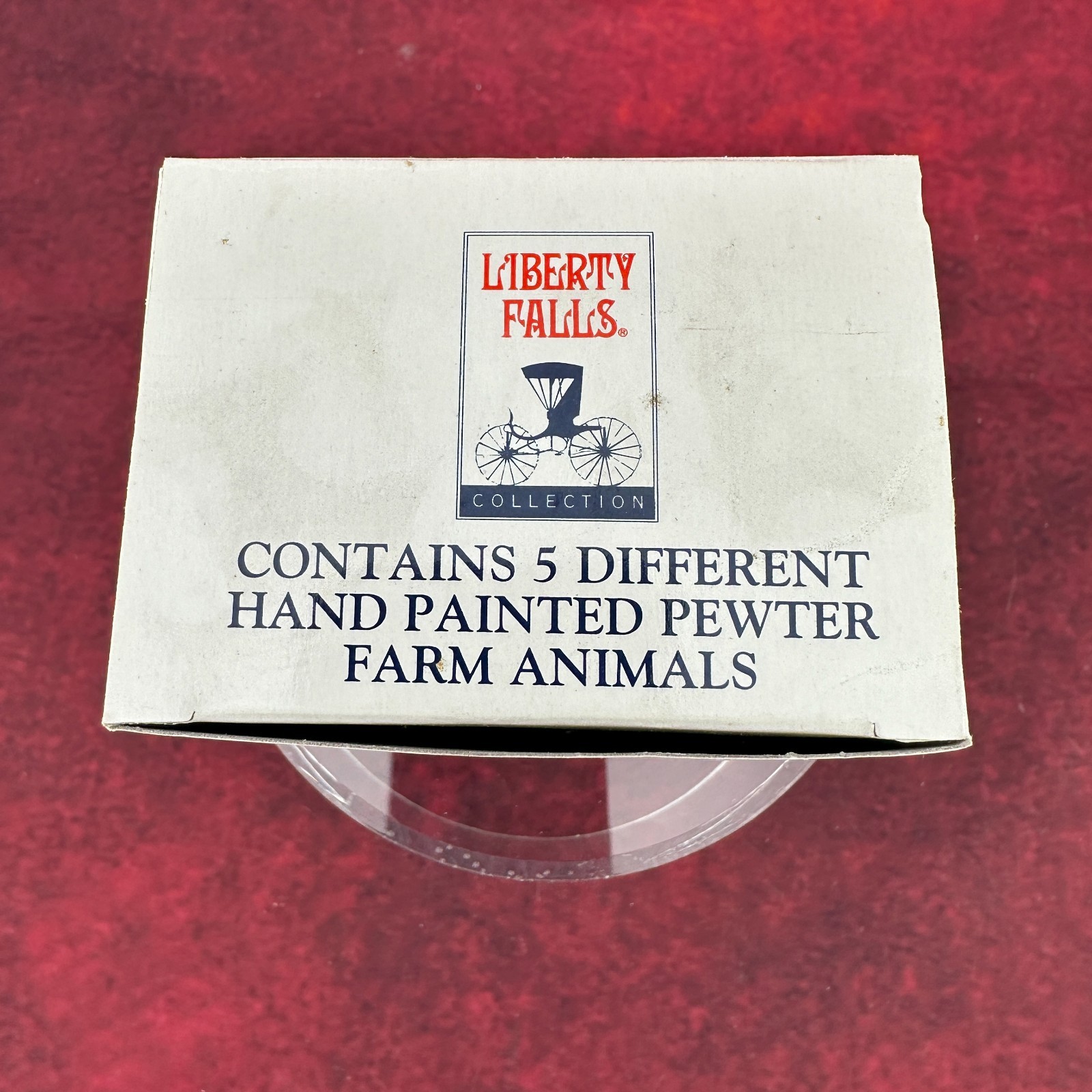 THE LIBERTY FALLS HAND PAINTED MINIATURE FARM ANIMALS ACCESORY SET AH224