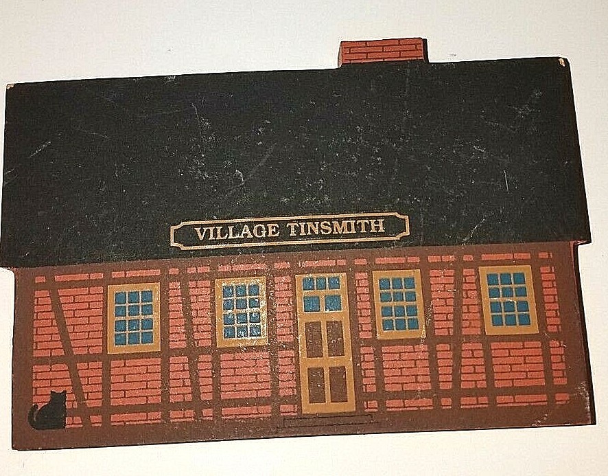 1989 The Cat’s Meow Series V11 Village Tinsmith Retired Signed by Faline