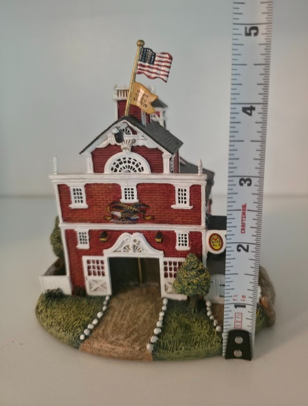 Charles Wysocki “Firehouse No. 2” #78788 Hawthorne Architectural Register w/ Box