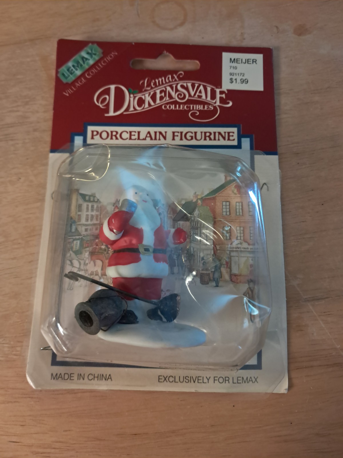 Vintage 1995 Lemax Dickensvale Collectables Porcelain Figurine Santa Claus OIB