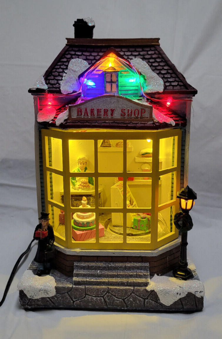 Gerson International Electric Lighted Bakery Shop with Sound Motion 2420110