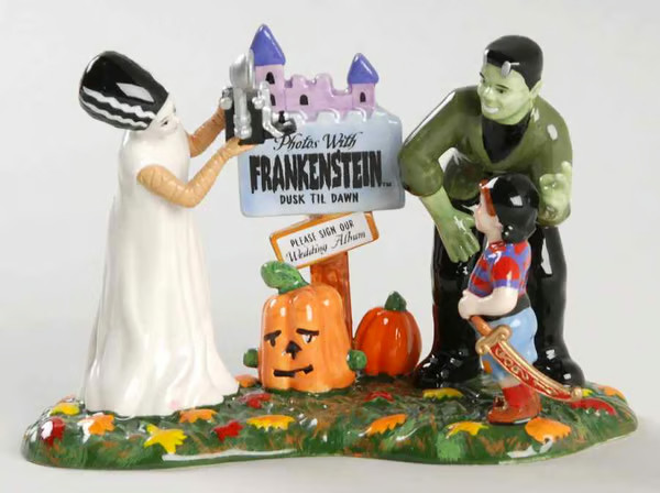 Department 56 Photos With Frankenstein #799980 Snow Village Halloween New