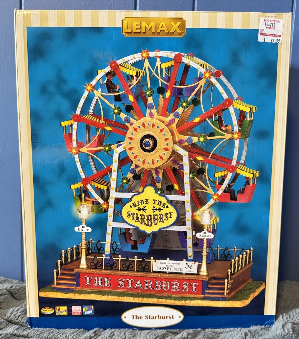 Lemax Village Collection The Starburst Ferris Wheel Carnival Ride