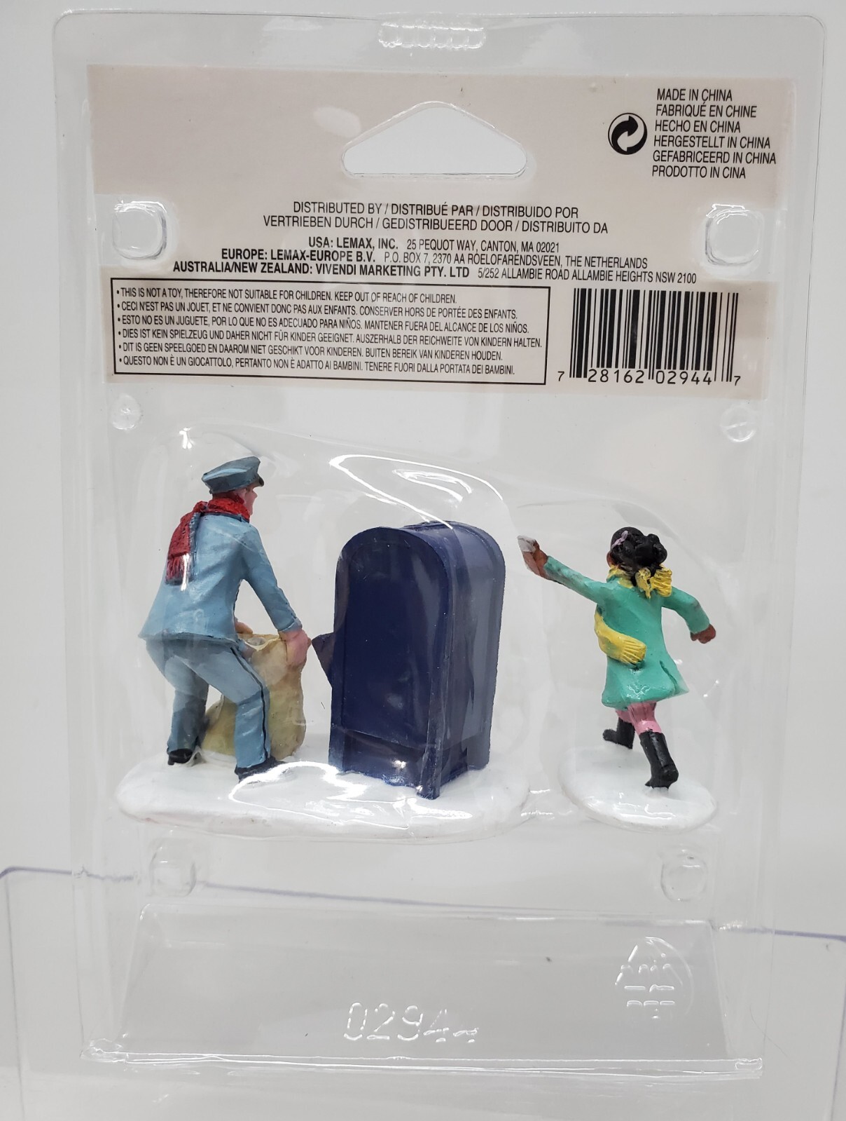 Lemax JUST IN TIME Christmas Village Figurine 2020 – Mailman Letters To Santa.