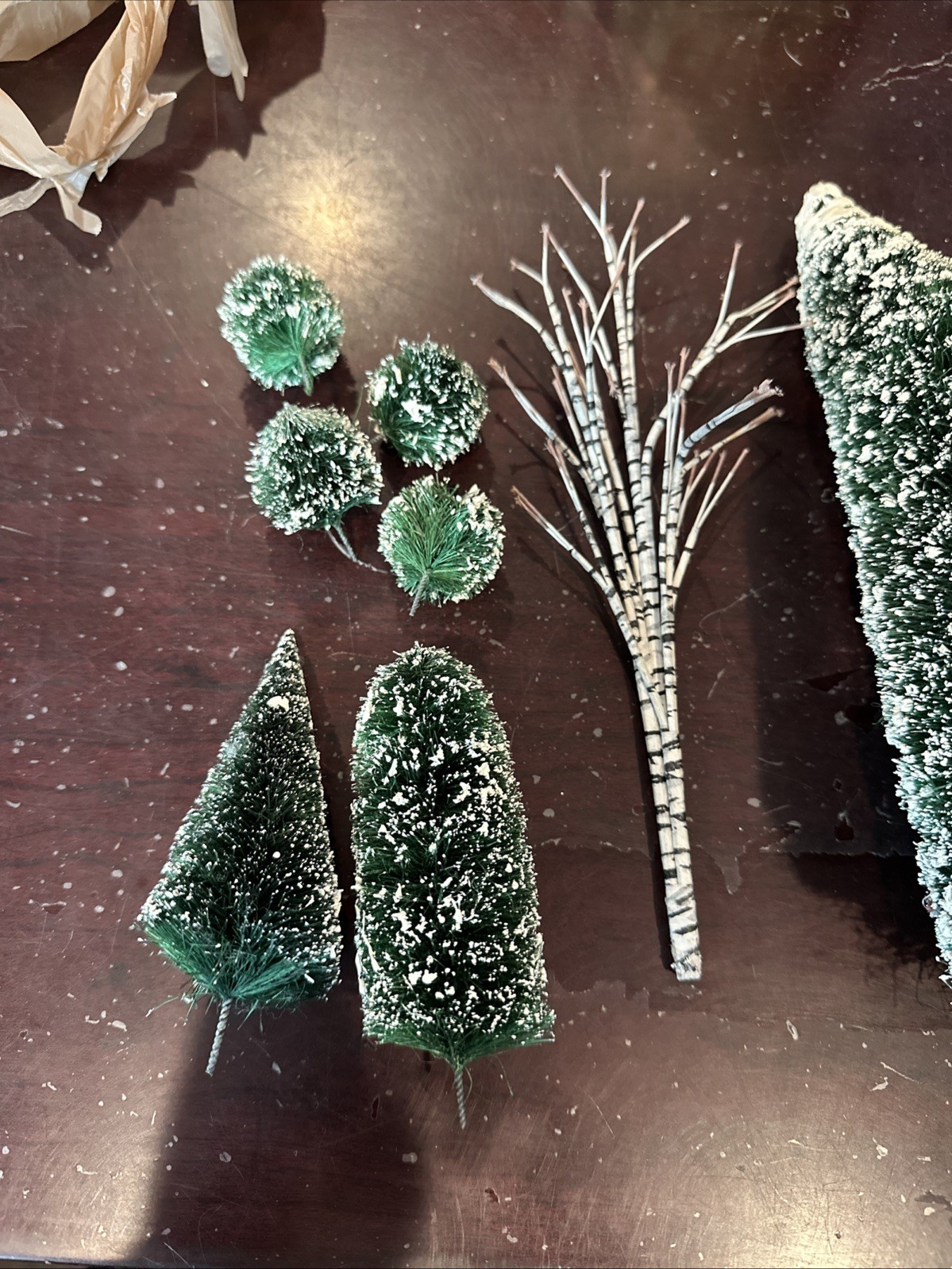 Dept 56 All Around the Park Village Replacement Trees And Bushes