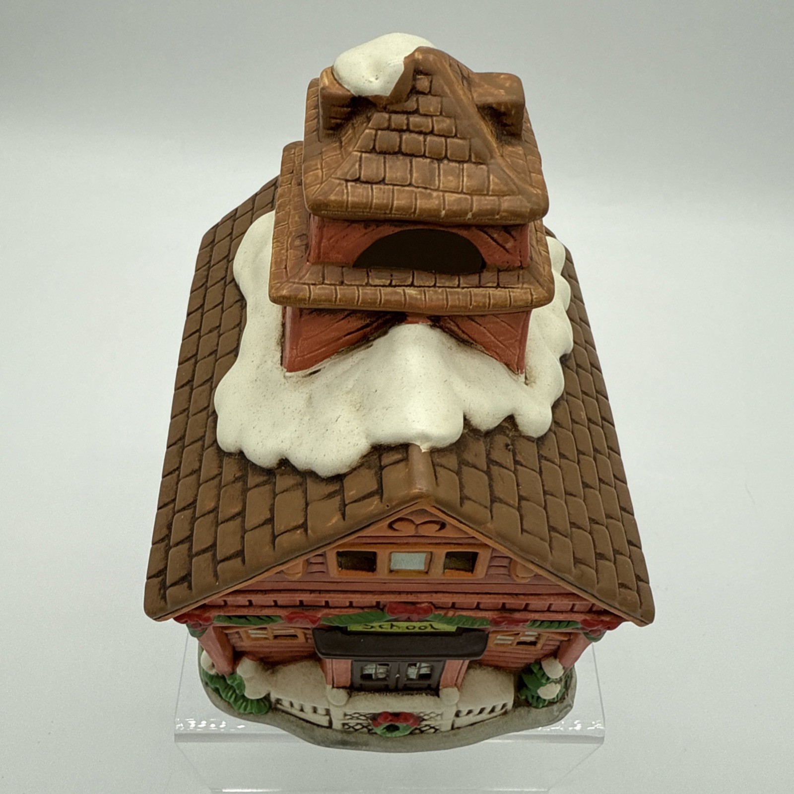 Lefton Colonial Village Schoolhouse #05821, 1986 by Byron Wood