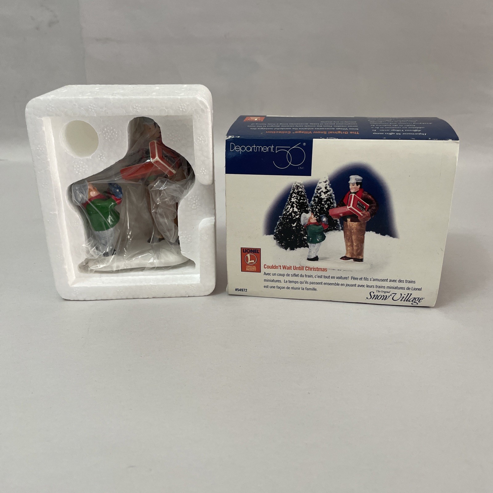 Dept 56 Original Snow Village “Couldn’t Wait Until Christmas” 54972 Lionel 1998