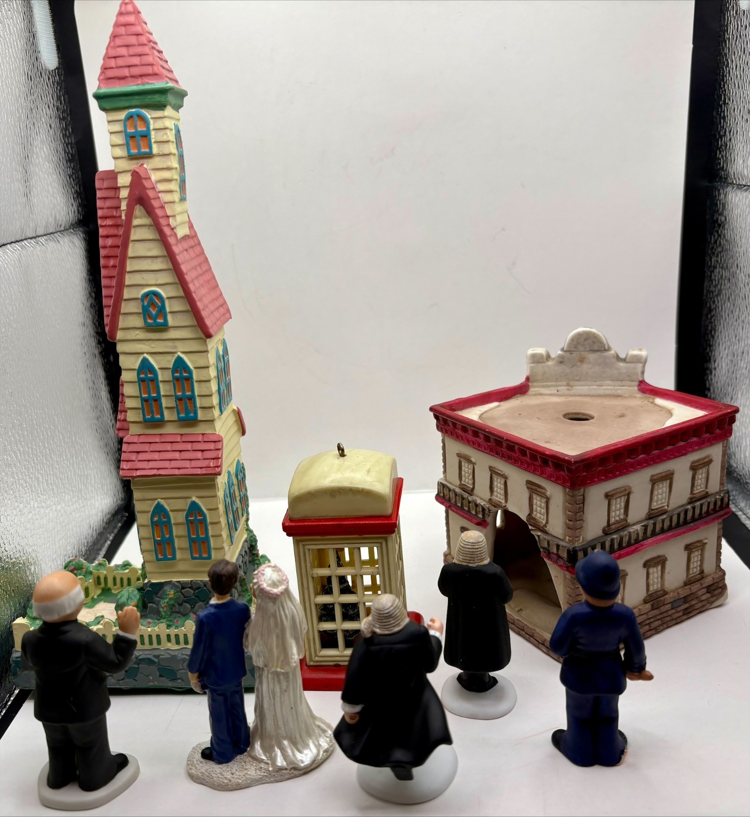 Dept 56, Lemax, Windsor Collection, Mixed Village Lot of 8