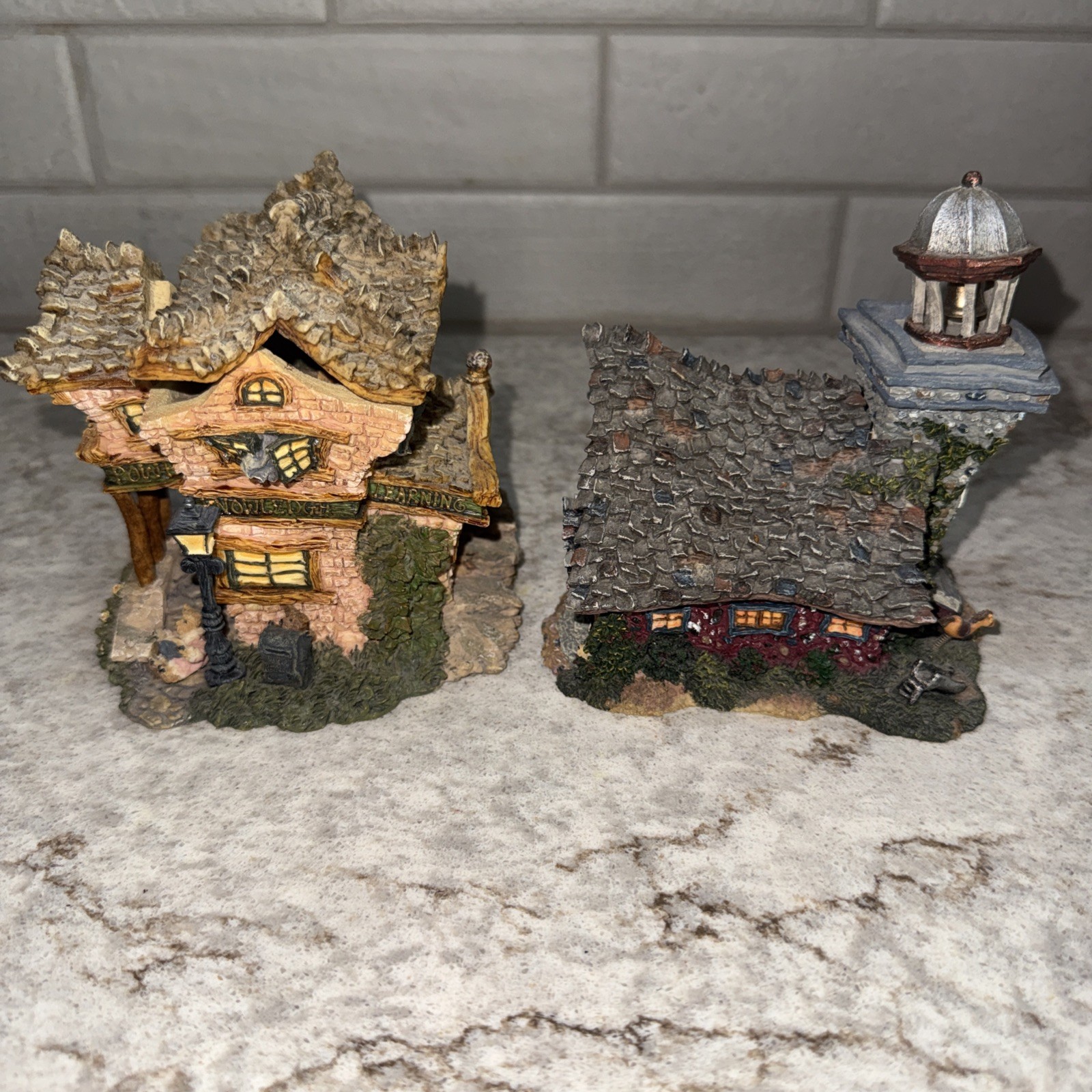 2 Boyds Bearly Built Villages Public Library Elementary School 19006 19048