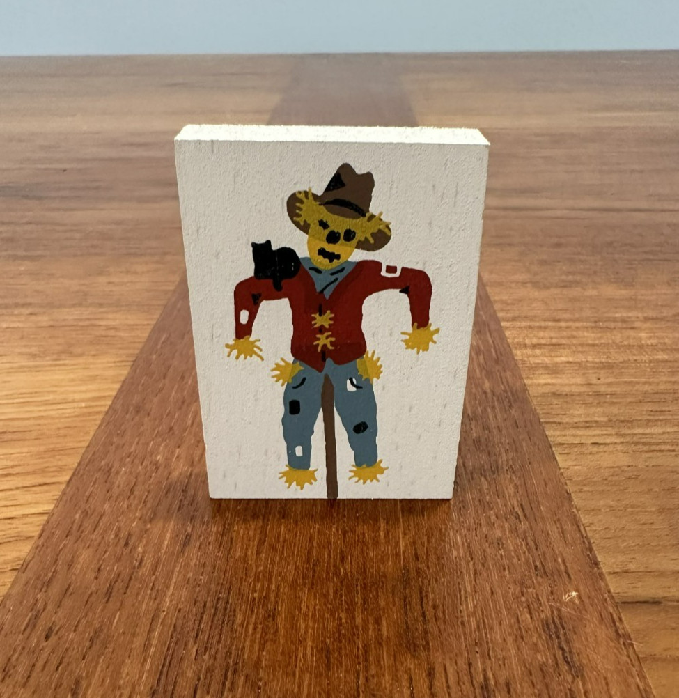 Retired 1991 Cat’s Meow Village Shelf Sitter – SCARY HARRY Accessory #182