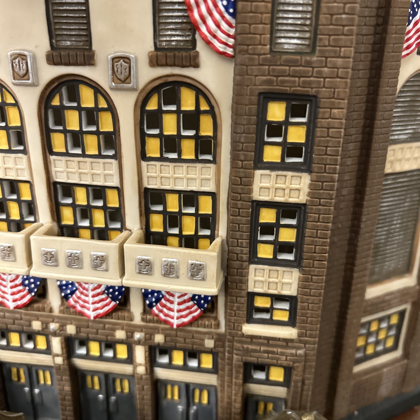 VTG 2001 Dept 56 Yankee Stadium Christmas In The City Box Light MLB Baseball NY
