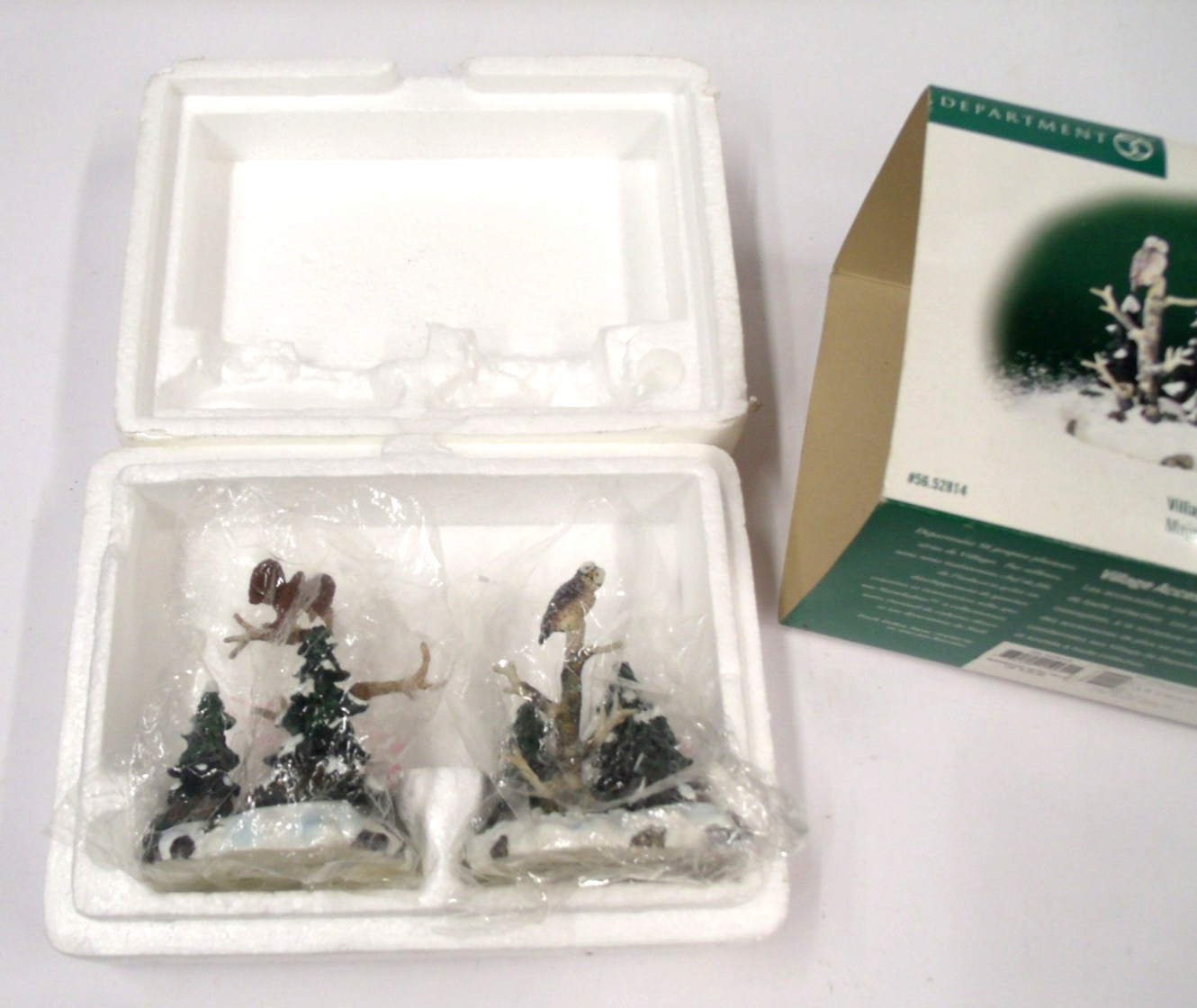 Dept 56 “Majestic Woodland Birds” Village Accessories Set Of 2 (56.52814)