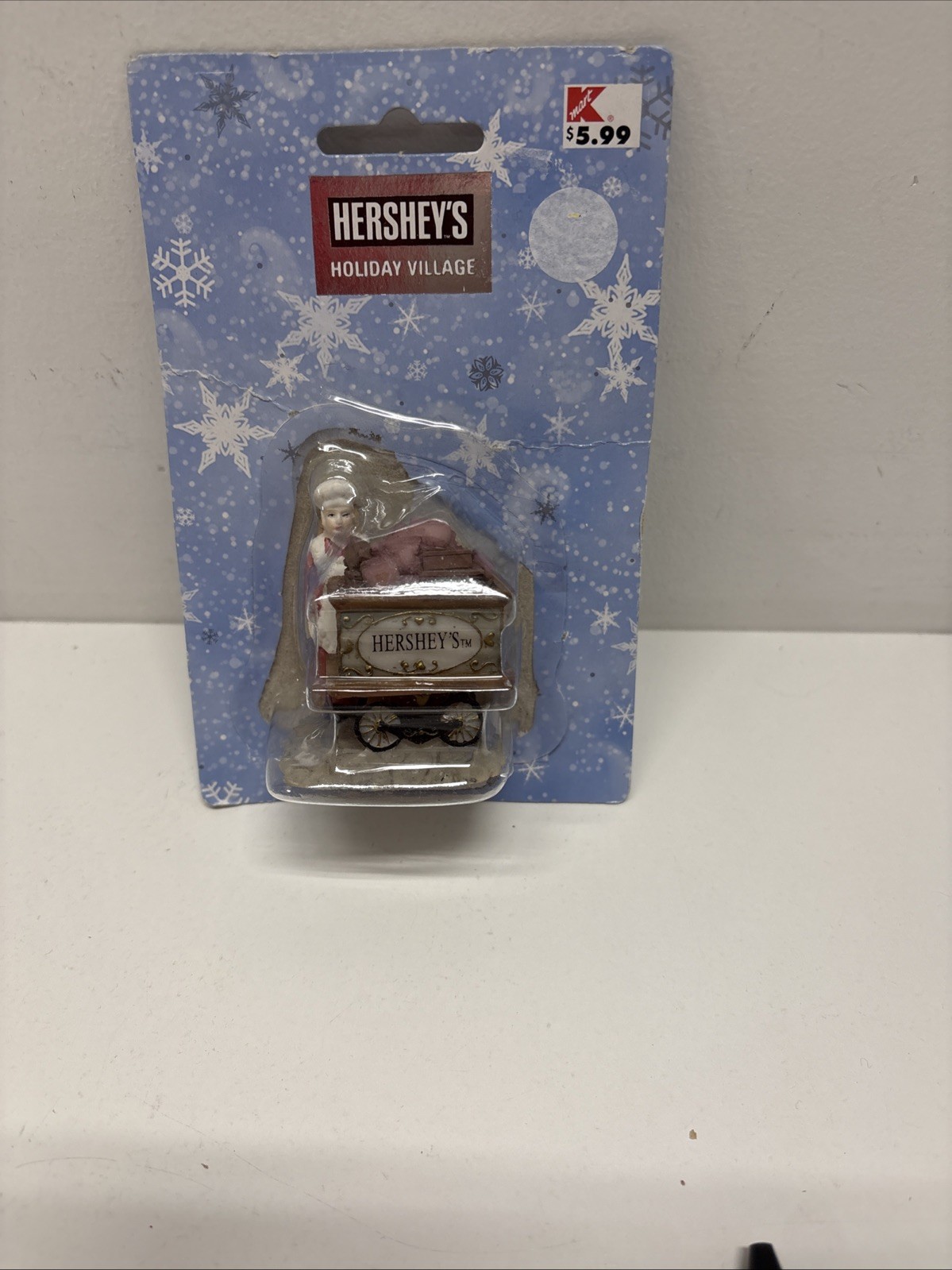 Vintage Hersheys Holiday Village for Kmart-Candy Cart-2001-NIB