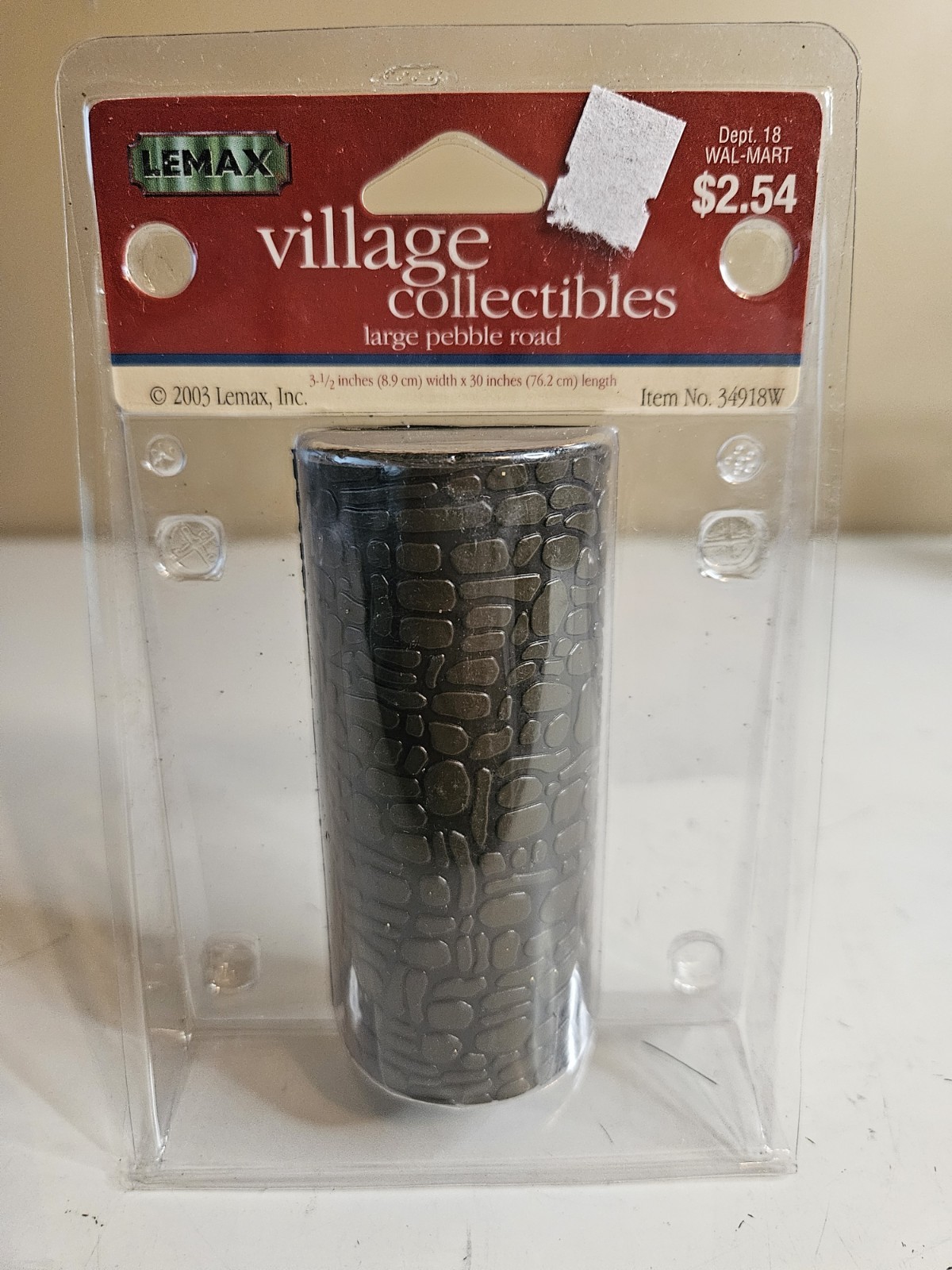 Lemax Large Pebble Road 3.5″ x 30″ Christmas Village Accessory 34918 2003 New
