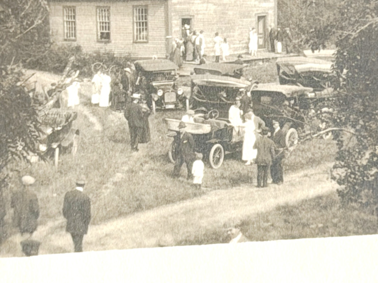 1917 Stratton Church Photo – Christmas Day Gift – Holland Smith to Wells