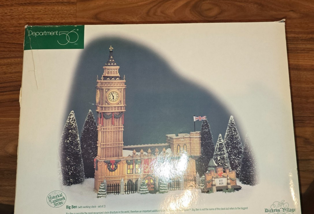 Department 56 – Big Ben Historical Landmark 58341 In Box