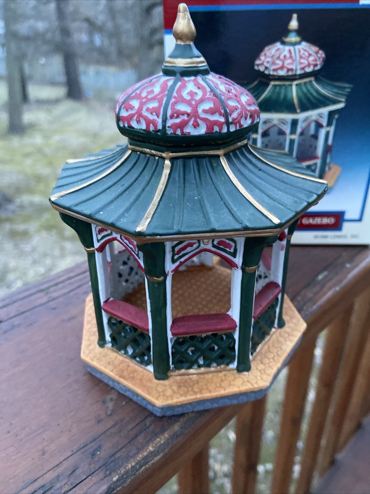 Lemax Porcelain Gazebo Village Collection Houses Dickenvale 1993 Vintage